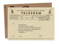 Send Greetings by Telegram - Electrical Telegraph