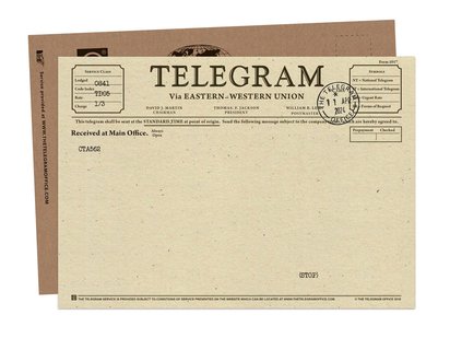 Send Greetings by Telegram - Eastern-Western Union